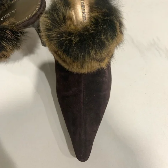 A. Marinelli leather sole brown suede shoes - Picture 2 of 7